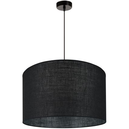 Brilagi - Lampadario a sospensione con filo TUBES ROLLER 1xE27/15W/230V diametro 50 cm nero