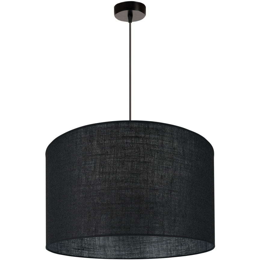 Brilagi - Lampadario a sospensione con filo TUBES ROLLER 1xE27/15W/230V diametro 50 cm nero