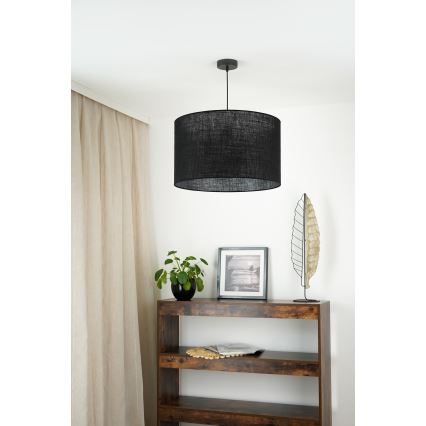 Brilagi - Lampadario a sospensione con filo TUBES ROLLER 1xE27/15W/230V diametro 50 cm nero