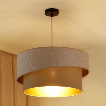 Brilagi - Lampadario a sospensione con filo VEGAS SHINE 1xE27/15W/230V diametro 50 cm color crema/beige
