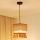 Brilagi - Lampadario a sospensione con filo WINNETOU BOHO 1xE27/15W/230V diametro 25 cm marrone/color crema