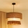Brilagi - Lampadario a sospensione con filo WINNETOU BOHO 1xE27/15W/230V diametro 45 cm marrone/color crema