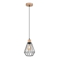 BRILAGI - Lampadario a sospensione con filo WOODY BASKET 1xE27/60W/230V quercia