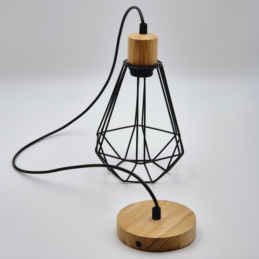 Brilagi - Lampadario a sospensione con filo WOODY BASKET 1xE27/60W/230V quercia