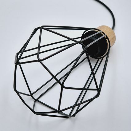 Brilagi - Lampadario a sospensione con filo WOODY BASKET 2xE27/60W/230V quercia