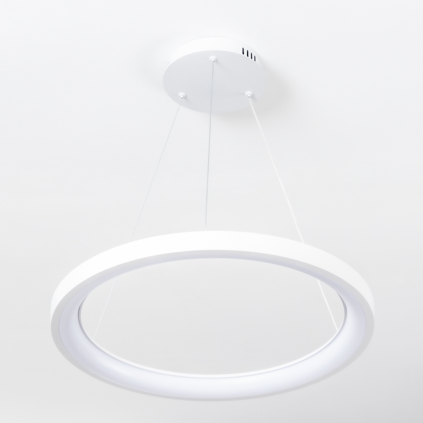 Brilagi - Lampadario LED dimmerabile a sospensione con cavo FALCON SLIM LED/42W/230V 3000-6500K Ø 50 cm bianco + telecomando