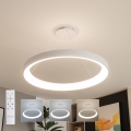 Brilagi - Lampadario a sospensione dimmerabile FALCON II LED 108 W 230 V 3000-6500 K Ø 80 cm bianco + telecomando