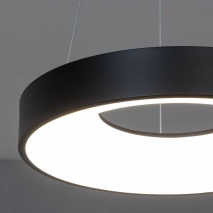 Brilagi - Lampadario LED dimmerabile a sospensione con cavo FALCON II LED/67W/230V 3000-6500K Ø 40 cm nero + telecomando