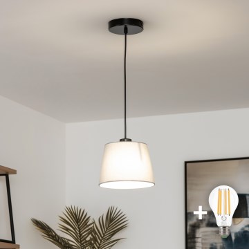 Brilagi - Lampadario a sospensione LED CERIA 1xE27/40W/230V Ø 20,5 cm grigio