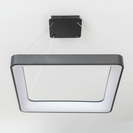 Brilagi - Lampadario LED dimmerabile a sospensione con cavo FALCON II LED/125W/230V 3000-6500K 60x60 cm nero + telecomando