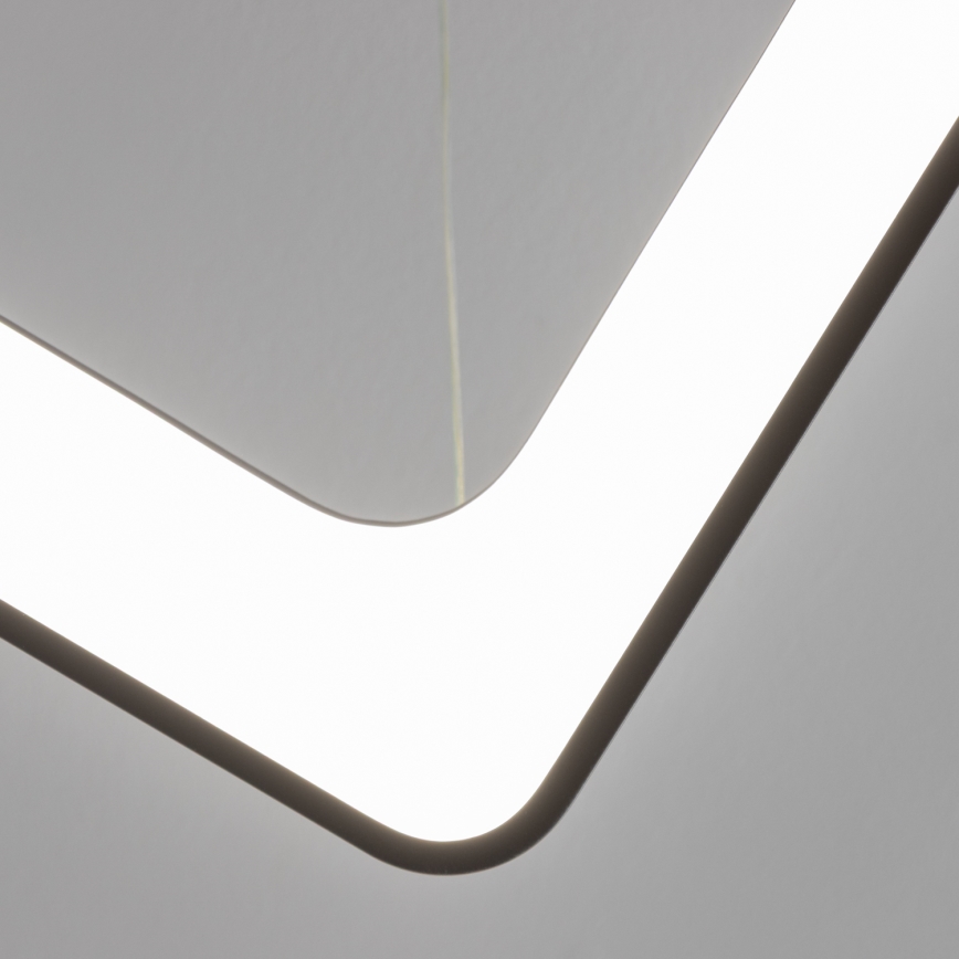 Brilagi - Lampadario LED dimmerabile a sospensione con cavo FALCON II LED/125W/230V 3000-6500K 60x60 cm nero + telecomando