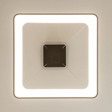 Brilagi - Lampadario LED dimmerabile a sospensione con cavo FALCON II LED/125W/230V 3000-6500K 60x60 cm nero + telecomando