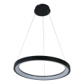 Brilagi - Lampadario a sospensione LED dimmerabile su cavo FALCON SLIM LED/42W/230V 3000-6500K Ø 50 cm nero + telecomando