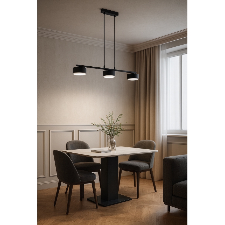 Brilagi - Lampadario LED RGB+CCT dimmerabile su cavo MONO 3xGX53/14W/230V 2700-6500K Wi-Fi Tuya nero
