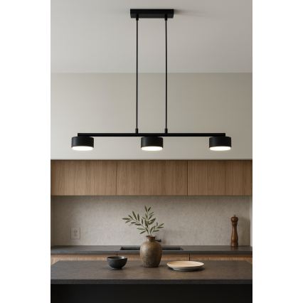 Brilagi - Lampadario LED RGB+CCT dimmerabile su cavo MONO 3xGX53/14W/230V 2700-6500K Wi-Fi Tuya nero