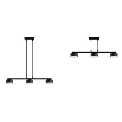 Brilagi - Lampadario LED RGB+CCT dimmerabile su cavo MONO 3xGX53/14W/230V 2700-6500K Wi-Fi Tuya nero