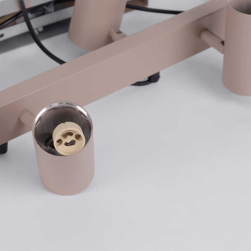 Brilagi - Lampadario LED RGBW dimmerabile su cavo SELE 6xGU10/6,5W/230V 2700-6500K beige + telecomando