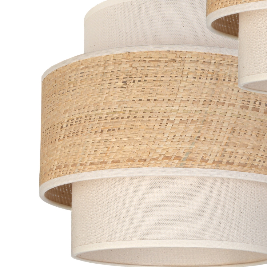 Brilagi - Lampadario a sospensione SPACE 3xE27/60W/230V Ø 40 cm beige/crema