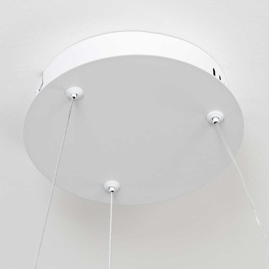 Brilagi - Lampadario LED dimmerabile a sospensione con cavo FALCON II LED/67W/230V 3000-6500K Ø 40 cm bianco + telecomando