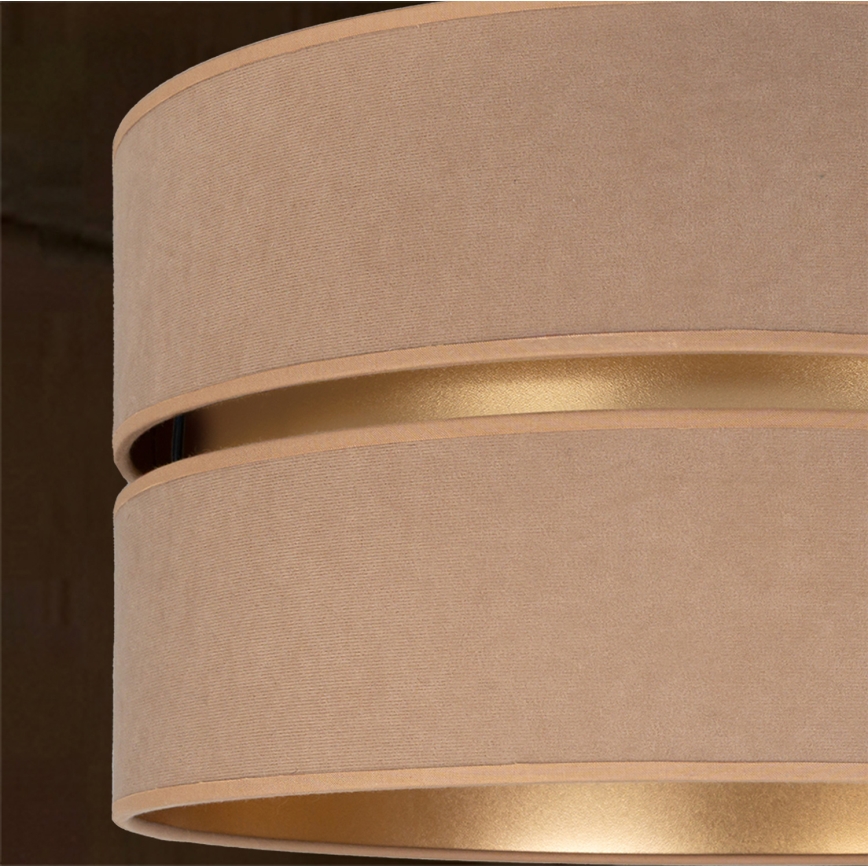 Brilagi - Lampadario a sospensione su cavo DUO-DUO 1xE27/60W/230V Ø 40 cm beige/oro