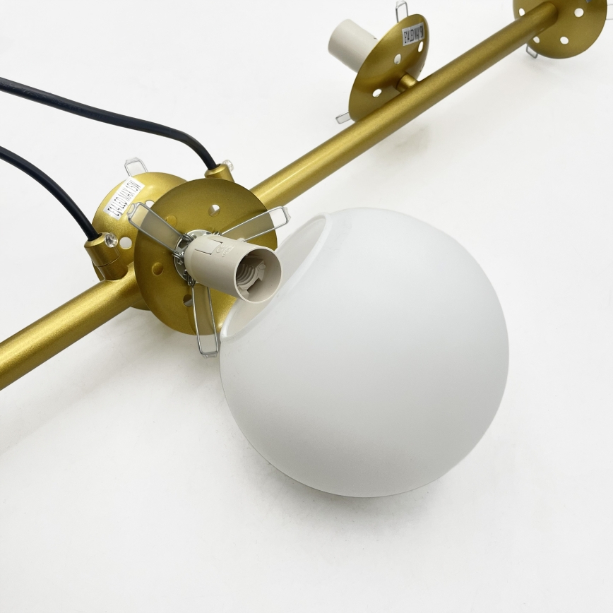 Brilagi - Lampadario a sospensione su cavo MALONY 6xE14/20W/230V, dorato