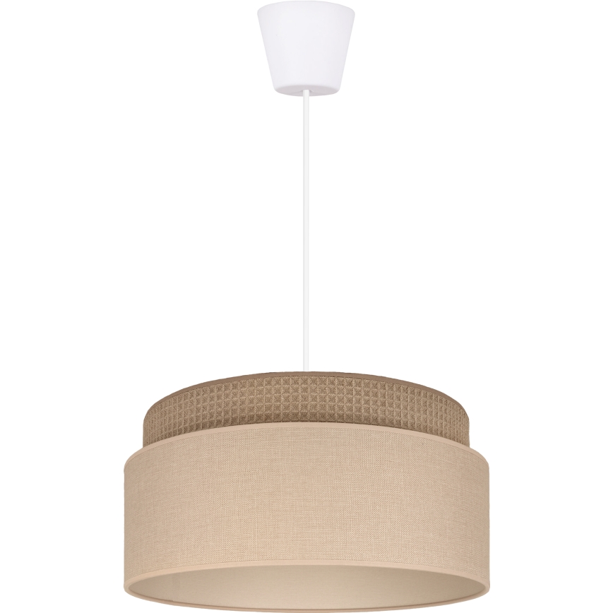 Brilagi - Lampadario a sospensione su cavo PADOVA 1xE27/60W/230V Ø 40 cm beige
