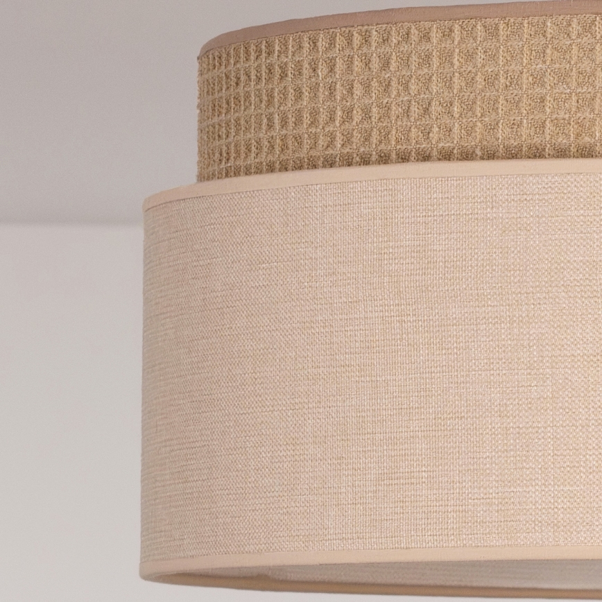 Brilagi - Lampadario a sospensione su cavo PADOVA 1xE27/60W/230V Ø 40 cm beige