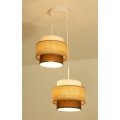 Brilagi - Lampadario a sospensione su cavo RESNA 2xE27/60W/230V Ø 30 cm beige/nero