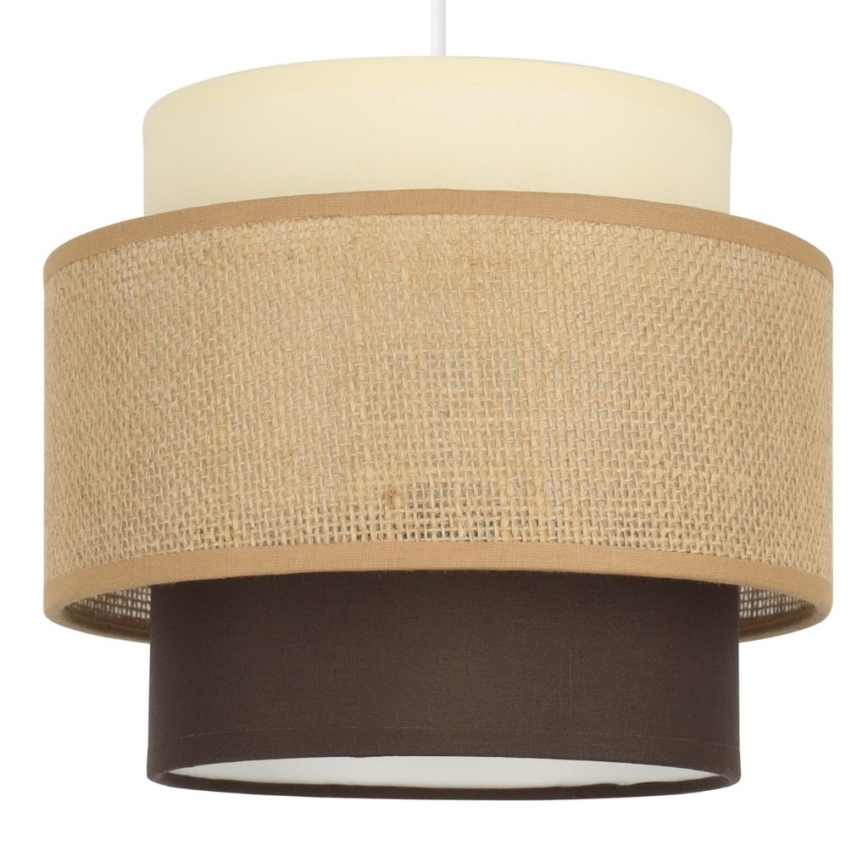 Brilagi - Lampadario a sospensione su cavo RESNA 2xE27/60W/230V Ø 30 cm beige/nero