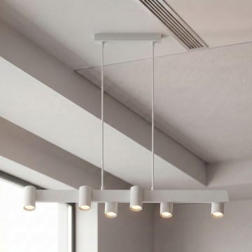 Brilagi - Lampadario a sospensione su cavo SELE 6xGU10/30W/230V bianco