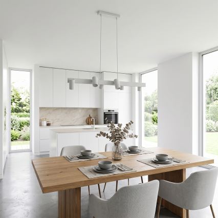 BRILAGI - Lampadario a sospensione su cavo SELE 6xGU10/30W/230V bianco