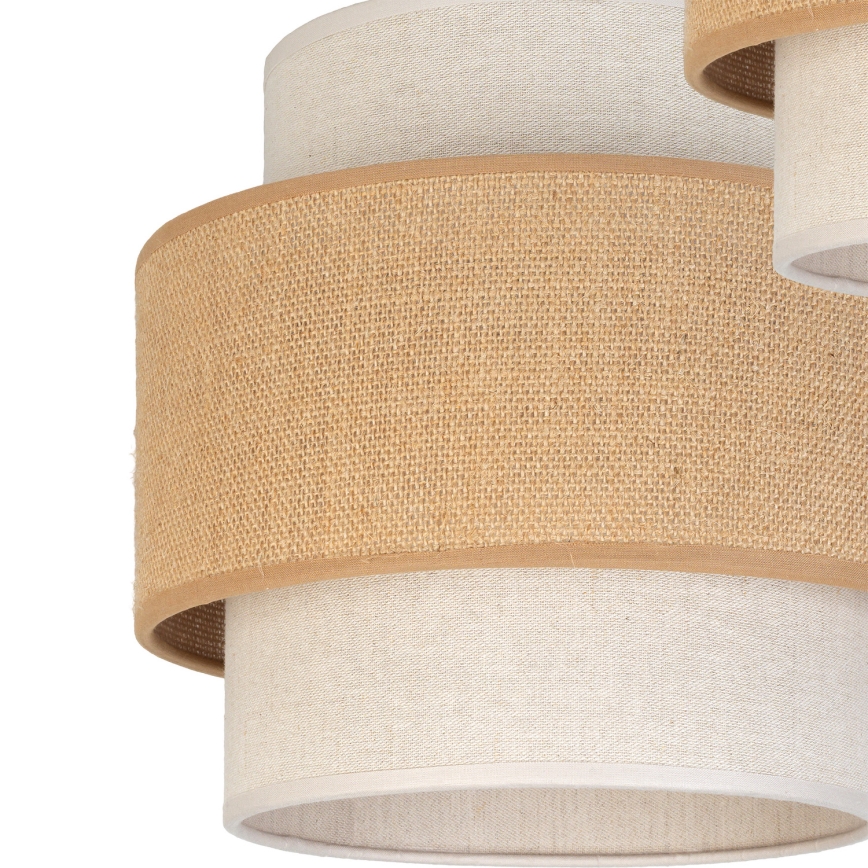 Brilagi - Lampadario a sospensione su cavo SPACE 3xE27/60W/230V Ø 40 cm beige/crema