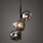 Brilagi - Lampadario a sospensione su cavo VULCANO 3xG9/8W/230V nero/nero fumé