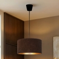 Brilagi - Lampadario a sospensione VELVET su cavo 1xE27/60W/230V Ø 40 cm marrone/oro
