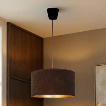 Brilagi - Lampadario a sospensione VELVET su cavo 1xE27/60W/230V Ø 40 cm marrone/oro
