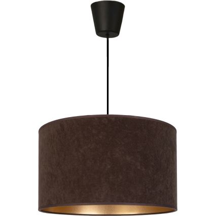 Brilagi - Lampadario a sospensione VELVET su cavo 1xE27/60W/230V Ø 40 cm marrone/oro
