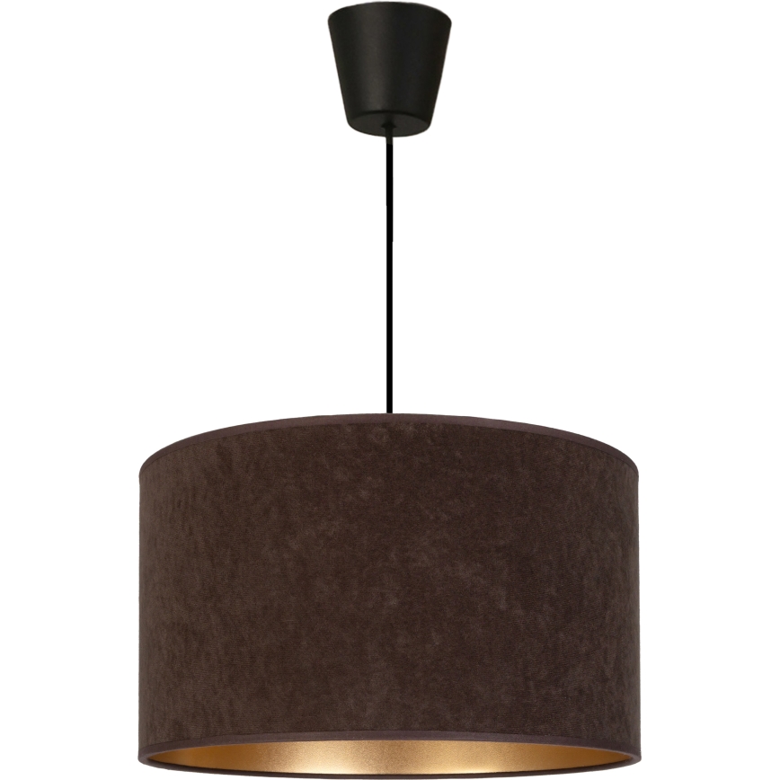Brilagi - Lampadario a sospensione VELVET su cavo 1xE27/60W/230V Ø 40 cm marrone/oro