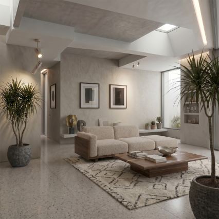 BRILAGI - Lampadario a stelo BRANCH 2xGU10/30W/230V beige