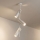 Brilagi - Lampadario a stelo BRANCH 3xGU10/30W/230V bianco