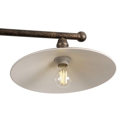 BRILAGI - Lampadario a stelo FORGE 2xE27/60W/230V rame/patina
