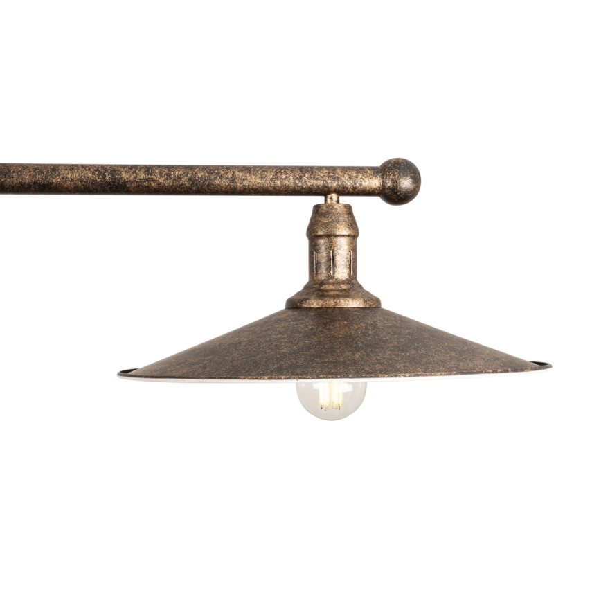 BRILAGI - Lampadario a stelo FORGE 3xE27/60W/230V rame/patina