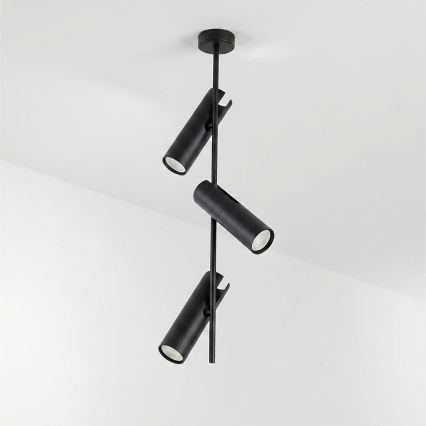 Brilagi - Lampada a sospensione dimmerabile su stelo LED RGBW BRANCH 3xGU10/6,5W/230V 2700-6500K nera