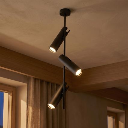 Brilagi - Lampada a sospensione dimmerabile su stelo LED RGBW BRANCH 3xGU10/6,5W/230V 2700-6500K nera