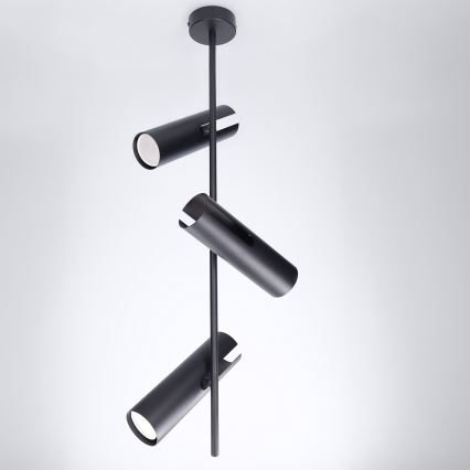 Brilagi - Lampada a sospensione dimmerabile su stelo LED RGBW BRANCH 3xGU10/6,5W/230V 2700-6500K nera
