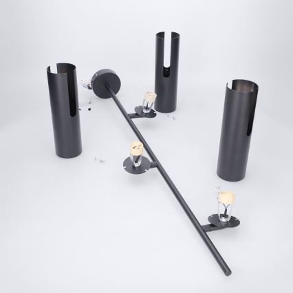 Brilagi - Lampada a sospensione dimmerabile su stelo LED RGBW BRANCH 3xGU10/6,5W/230V 2700-6500K nera