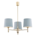 Brilagi - Lampadario a stelo MONTE 3xE27/15W/230V blu/oro