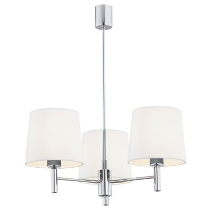 BRILAGI - Lampadario a stelo MONTE 3xE27/60W/230V crema/cromo lucido