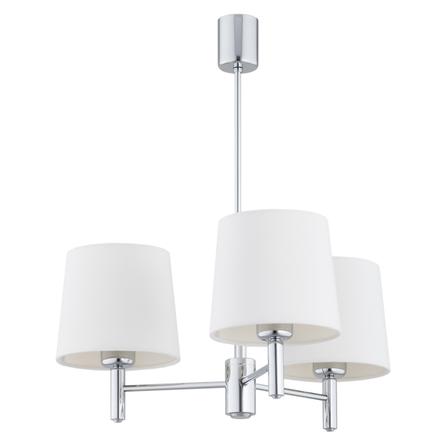 BRILAGI - Lampadario a stelo MONTE 3xE27/60W/230V crema/cromo lucido