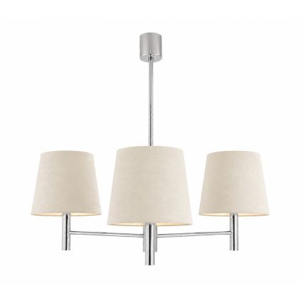 BRILAGI - Lampadario a stelo MONTE 3xE27/60W/230V crema/cromo lucido
