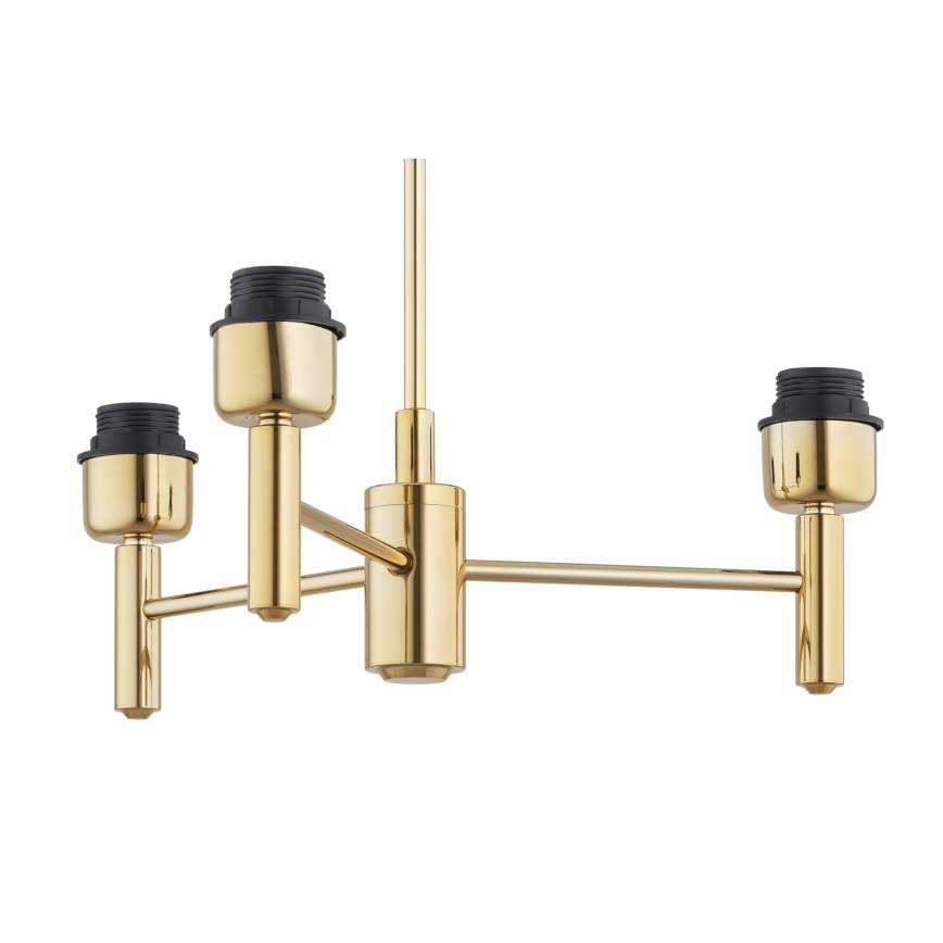 Brilagi - Lampadario a stelo MONTE 3xE27/60W/230V nero/oro